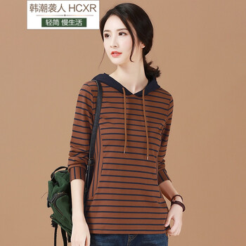 韓潮襲人（HAN CHAO XI REN）  短袖 T恤 女 連帽