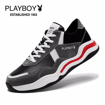 花花公子（PLAYBOY ESTABLISHED 1953）男士黑色 37