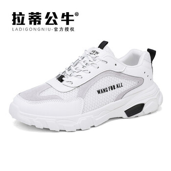 拉蒂公牛（LADIGONGNIU）男士白灰色 41