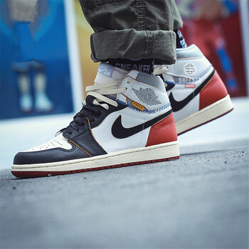 耐克（NIKE）籃球鞋BV1300-106 聯(lián)名黑腳趾拼接 