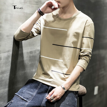 湯米雄獅（TOMIXIONES） 長(cháng)袖 男士T恤 8905卡其 