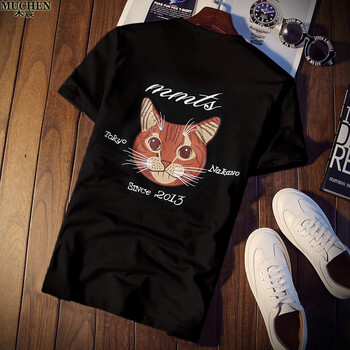 木宸（MUCHEN） 短袖 男士T恤 T151黑色 