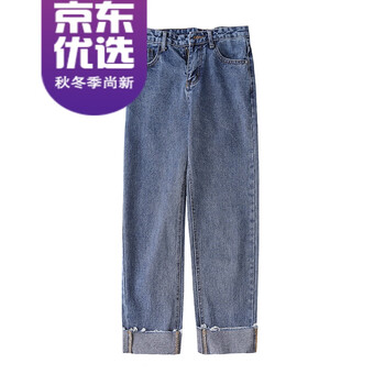 九分牛仔背帶褲，微胖妹子的福音