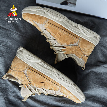 稻草人男士駝色 39