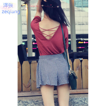 純色短袖polo衫，微胖妹子的福音