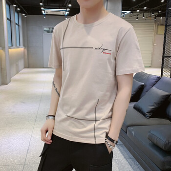 合范（HEFAN） 短袖 男士T恤 杏色 