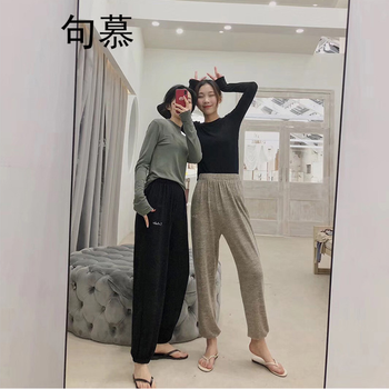 九分闊腿褲，微胖妹子的顯高之選