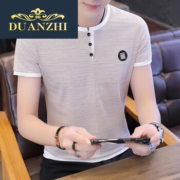 端致（DUANZHI） 短袖 男士T恤 卡其色( 