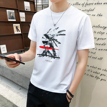 垚耐（YAONAI） 短袖 男士T恤 A1016白色 