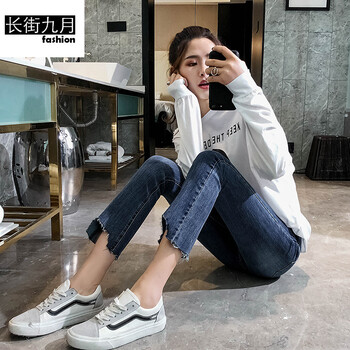 彈力牛仔褲，微胖妹子的好幫手！