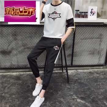 天狼旗（TIANLANGQI） 短袖 男士T恤 白色TZ828 
