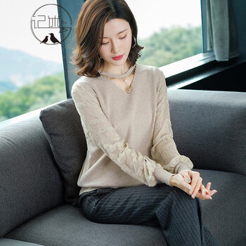 時(shí)尚系帶長袖襯衫，穿出優(yōu)雅范