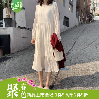 夏日清涼，純色雪紡裙優(yōu)雅又減齡