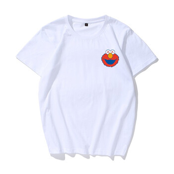 尋岸魚(yú)（xunanyu） 短袖 男士T恤 左小標白色 