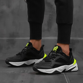 八哥（Bage）跑步鞋黑熒光綠 