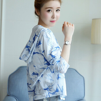 天使格格（tian shi ge ge） 連帽 長袖 女 短外套 印花，紗網(wǎng)