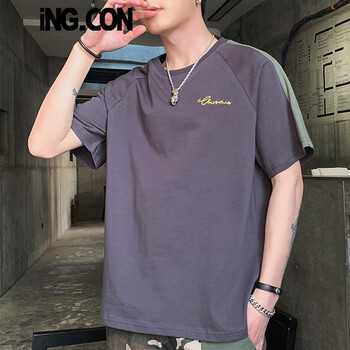 ING.CON 短袖 男士T恤 9172深灰 