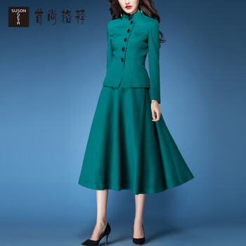 兩件,毛呢半身裙,元素,流行,趨勢,新款,樣式