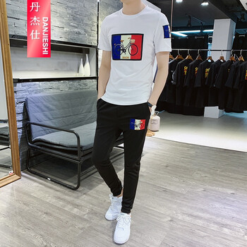 丹杰仕（DAN JIE SHI） 短袖 男士T恤 T61白色 