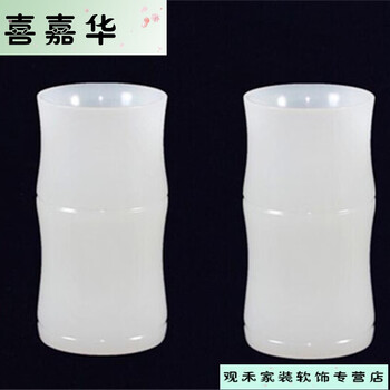 白玉筆筒