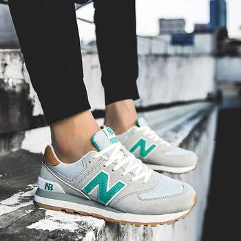 Nanbo跑步鞋574-18淺灰綠 