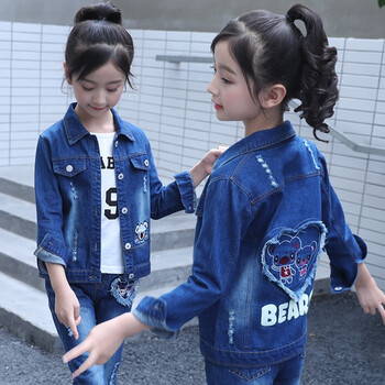 女孩牛仔杉