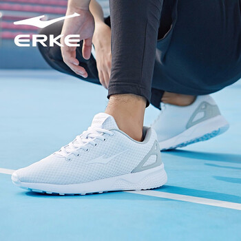 鴻星爾克（ERKE）跑步鞋正白（網(wǎng)面款） 39