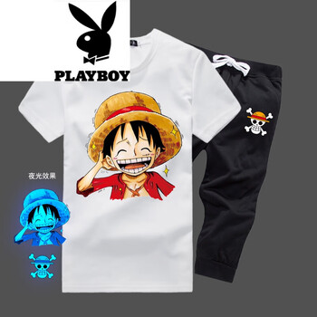 花花公子（PLAYBOY） 短袖 男士T恤 TZ58-4白 