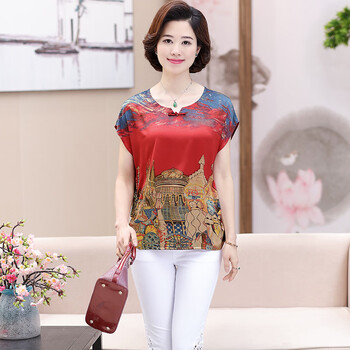 莘雅（XINYA） 印花 短袖 T恤 女 