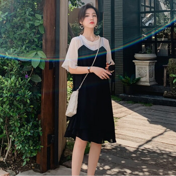 清新條紋連衣裙，打造浪漫女神
