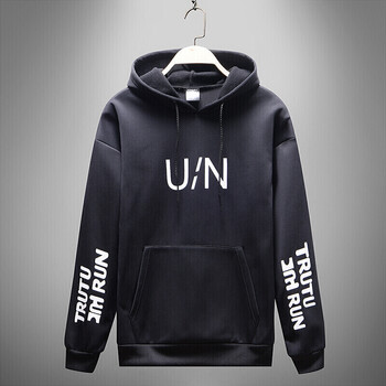 騎士普?。≒utin·Rider） 長袖 男士T恤 UN加絨黑色單件 XL，L，M，XXL