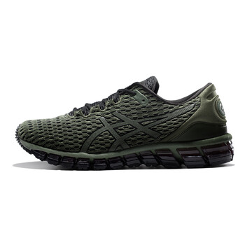 亞瑟士（ASICS）跑步鞋T839N-8190綠色/黑色/黑色 