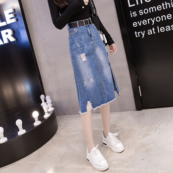 復(fù)古高腰半身裙，打造性感小仙女