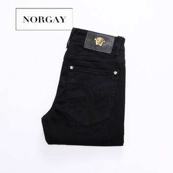 諾爾蓋（NORGAY） 小腳褲 青春休閑 男士牛仔褲