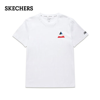 斯凱奇（Skechers） 短袖 男士T恤 亮白色/19 
