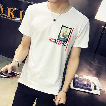AEMAPE 短袖 男士T恤 D916白色 