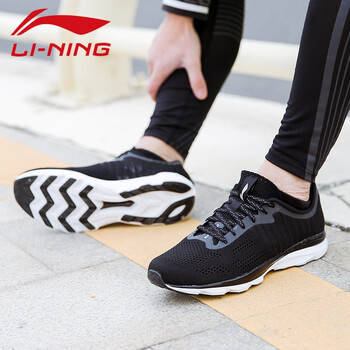 李寧（LI-NING）跑步鞋-2當(dāng)季主打黑白 39