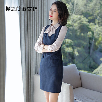 淑女坊無袖連衣裙