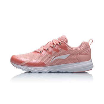 李寧（LI-NING）跑步鞋橘粉色/標(biāo)準(zhǔn)白 