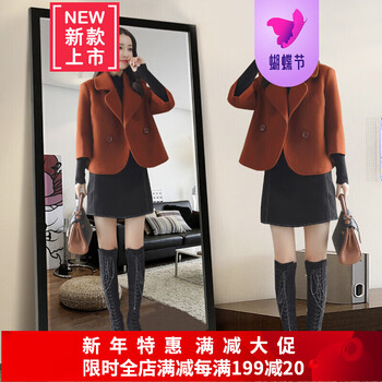 寬松牛仔短外套，微胖妹子的福音