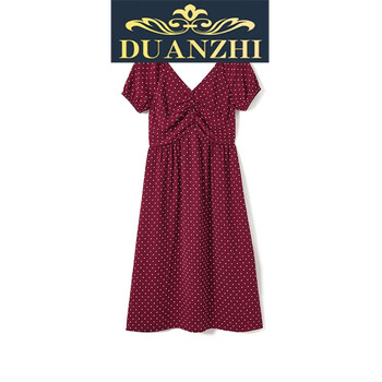 端致（DUANZHI） 圓點(diǎn) 口袋 連衣裙