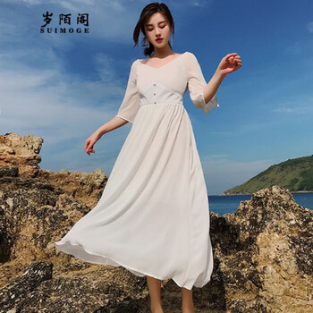純色連衣裙，讓你秒變性感女神