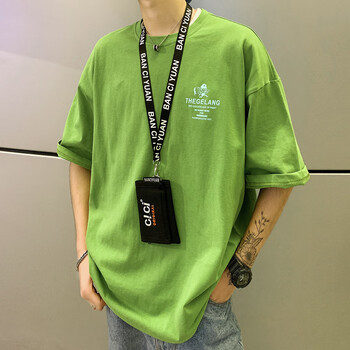 杰斯君（jiesijun） 短袖 男士T恤 綠色 