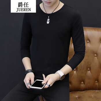 騎士普?。≒utino Rider） 長袖 男士T恤 黑色圓領(lǐng) S，XL，L，M，XXXL，XXL