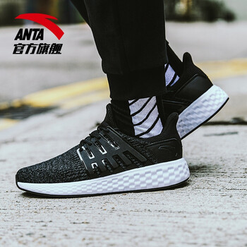 安踏（ANTA）跑步鞋黑/碳灰/安踏白-4 