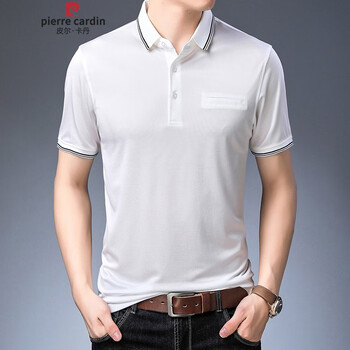 皮爾卡丹（pierrecardin） 短袖 男士T恤 白色1526 