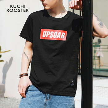 KUCHI ROOSTER 短袖 男士T恤 8007黑色 