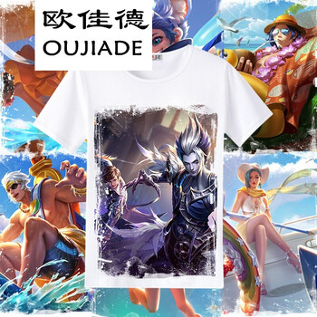 歐佳德（OUJIADE） 印花 短袖 T恤 女 圓領(lǐng)