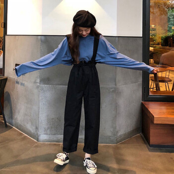 寬松高腰牛仔褲，讓你變身女神范