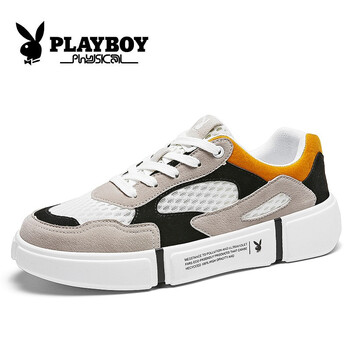 花花公子（PLAYBOY）男士CX39513W 灰色網(wǎng)布  36，37，38，41